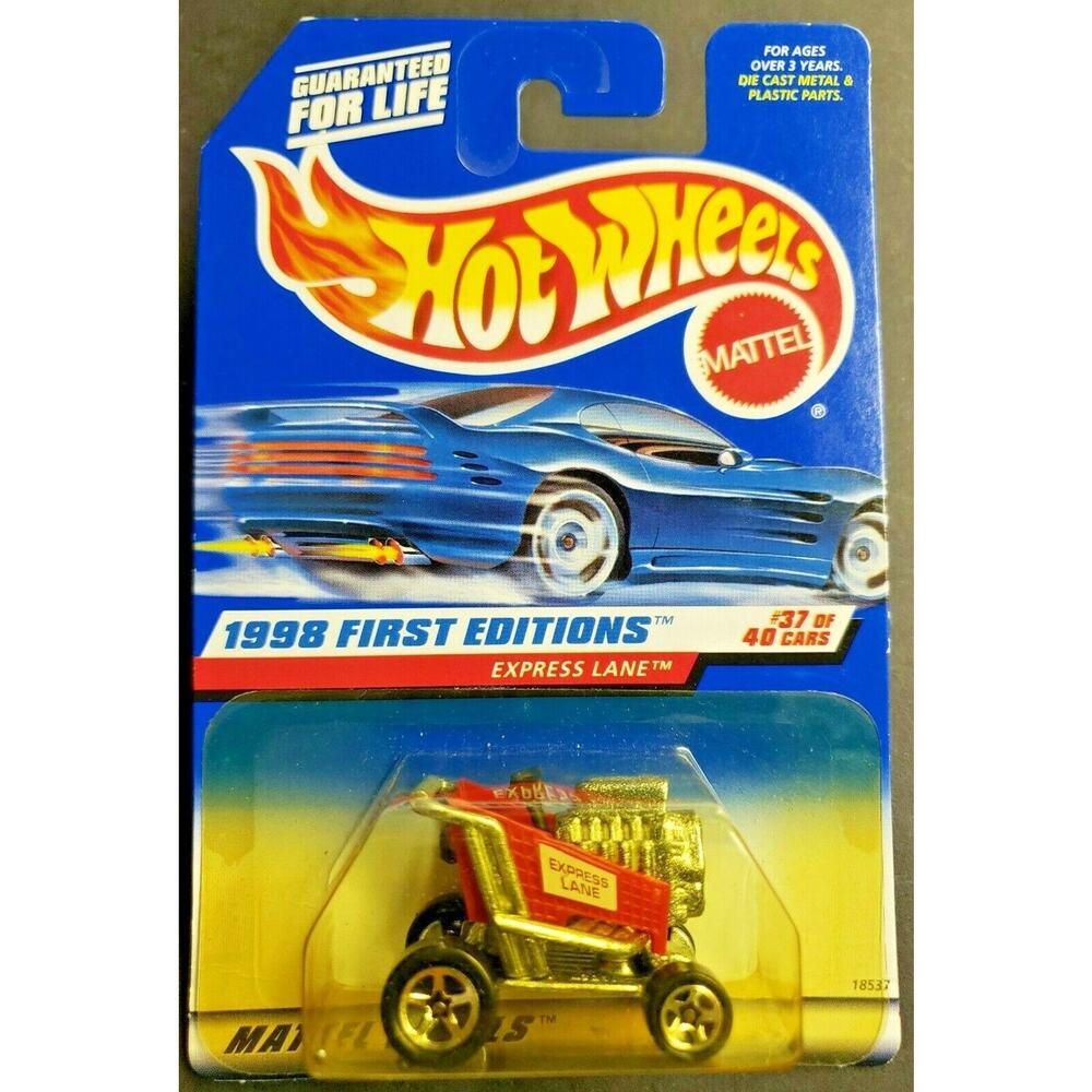 1998 Hot Wheels Express Lane Market #678 37 of 40 Red‎ HW8